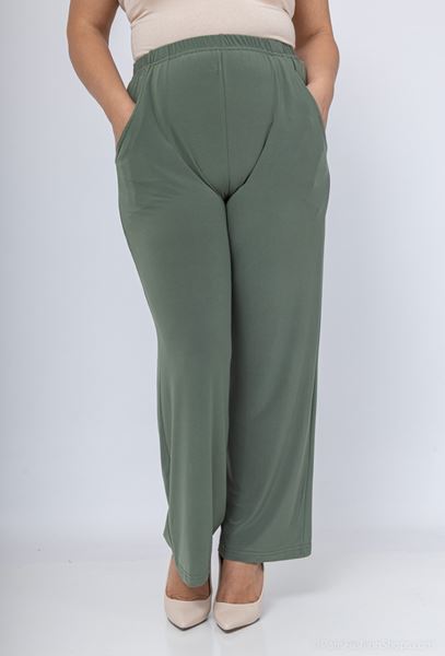 Picture of PLUS SIZE FLUID TROUSERS